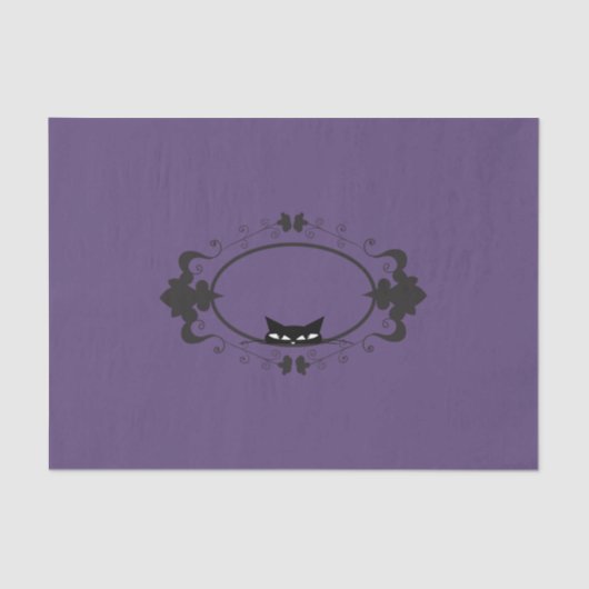 Papier Mousseline Chat de dissimulation mignon (Recto)