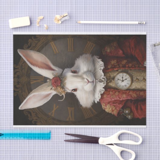 Papier Mousseline Chat de Noël 3 (Artisanat)