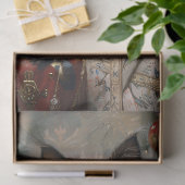 Papier Mousseline Chat de Noël Balinais Kitten Découpage Art (Cadeau)