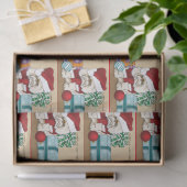 Papier Mousseline Chat de Noël Perse (Cadeau)