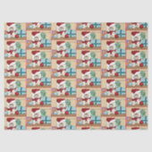 Papier Mousseline Chat de Noël Perse (Recto)