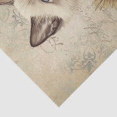 Papier Mousseline Chat de tournesol Siamese Kitten (Détail)