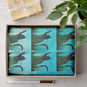 Papier Mousseline Chat & Dragons (Cadeau)