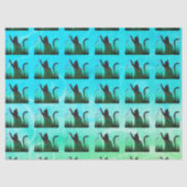 Papier Mousseline Chat & Dragons (Recto)