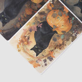 Papier Mousseline Chat effrayant (Détail)