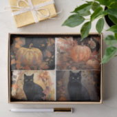 Papier Mousseline Chat effrayant (Cadeau)