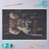 Papier Mousseline Chat en Salon avec personnalisation Découpage (Artisanat)