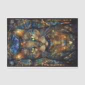 Papier Mousseline Chat en verre tendu 2 (Recto)