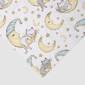 Papier Mousseline Chat endormi (Détail)