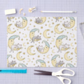 Papier Mousseline Chat endormi (Artisanat)