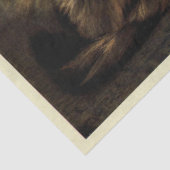 Papier Mousseline Chat Ephemera Decoupage Tortoiseshell noir blanc (Détail)