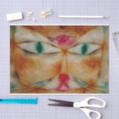 Papier Mousseline Chat et oiseau, Paul Klee, Découpage (Artisanat)