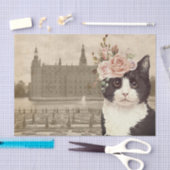 Papier Mousseline Chat fantaisie & Jardins Du Château (Artisanat)