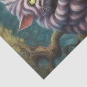 Papier Mousseline Chat fou dans l'arbre (Détail)