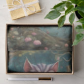 Papier Mousseline Chat fou dans l'arbre (Cadeau)