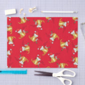 Papier Mousseline Chat Funny Noël Cartographie mignonne souris souri (Artisanat)