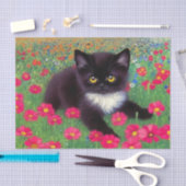 Papier Mousseline Chat Gustav Klimt Tuxedo (Artisanat)