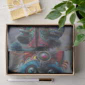 Papier Mousseline Chat haute mode 2 (Cadeau)