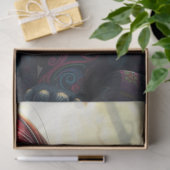 Papier Mousseline Chat Imaginaire coloré (Cadeau)