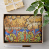 Papier Mousseline Chat Jouer un piano, psychédélique - Après Louis W (Cadeau)