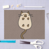 Papier Mousseline Chat mignon (Artisanat)