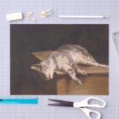 Papier Mousseline Chat Mort (Théodore Géricault) (Artisanat)