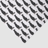 Papier Mousseline Chat noir (Détail)