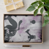 Papier Mousseline Chat noir de fête d'Halloween Diable Citrouille Ch (Cadeau)