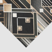 Papier Mousseline Chat noir décoratif Papier Tissu Abstrait (Détail)