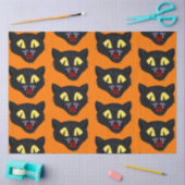 Papier Mousseline Chat noir d'Halloween (Artisanat)