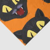 Papier Mousseline Chat noir d'Halloween (Détail)