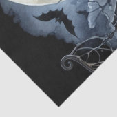 Papier Mousseline Chat noir d'Halloween découpage épouvantable (Détail)