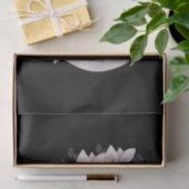 Papier Mousseline Chat noir par une Pleine lune magique (Cadeau)