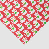 Papier Mousseline Chat Oriental Lucky Patterned (Détail)
