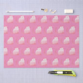 Papier Mousseline Chat rose (Artisanat)