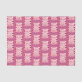 Papier Mousseline Chat rose mignon Joyeux anniversaire (Recto)