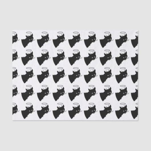 Papier Mousseline Chat saint ! (Recto)