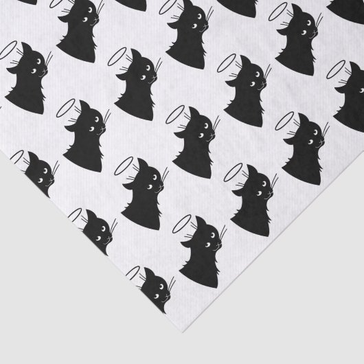 Papier Mousseline Chat saint ! (Détail)