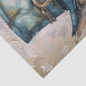 Papier Mousseline Chat Steampunk (Détail)