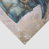 Papier Mousseline Chat Steampunk (Détail)