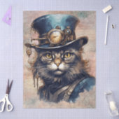 Papier Mousseline Chat Steampunk (Artisanat)