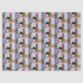 Papier Mousseline Chat Tuxedo (Recto)