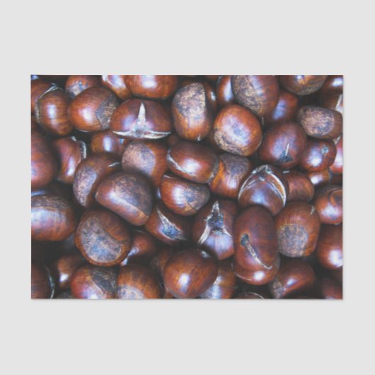 Papier Mousseline Châtaignes (Recto)