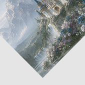 Papier Mousseline Château de Blue Mountain découpage (Détail)