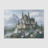 Papier Mousseline Château de Blue Mountain découpage (Recto)