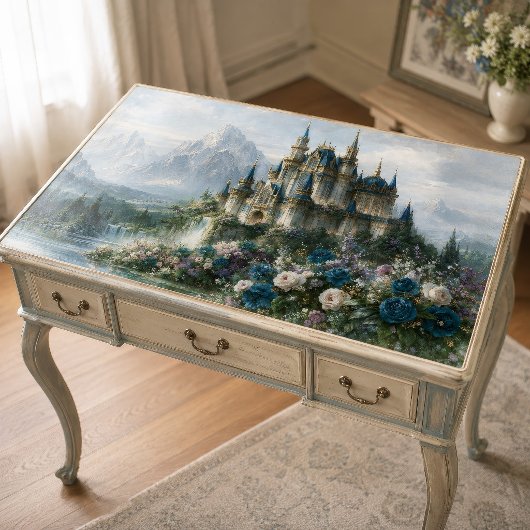Papier Mousseline Château de Blue Mountain découpage