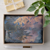 Papier Mousseline Château de Leopard de Neige Levée de soleil réflex (Cadeau)