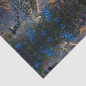 Papier Mousseline Château de Leopard de Neige Levée de soleil réflex (Détail)