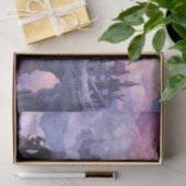 Papier Mousseline Château de licorne (Cadeau)