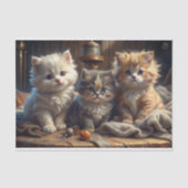 Papier Mousseline Chatons Coquets (Recto)